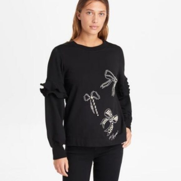 Karl Lagerfeld Bow Sweater - Picture 2 of 3